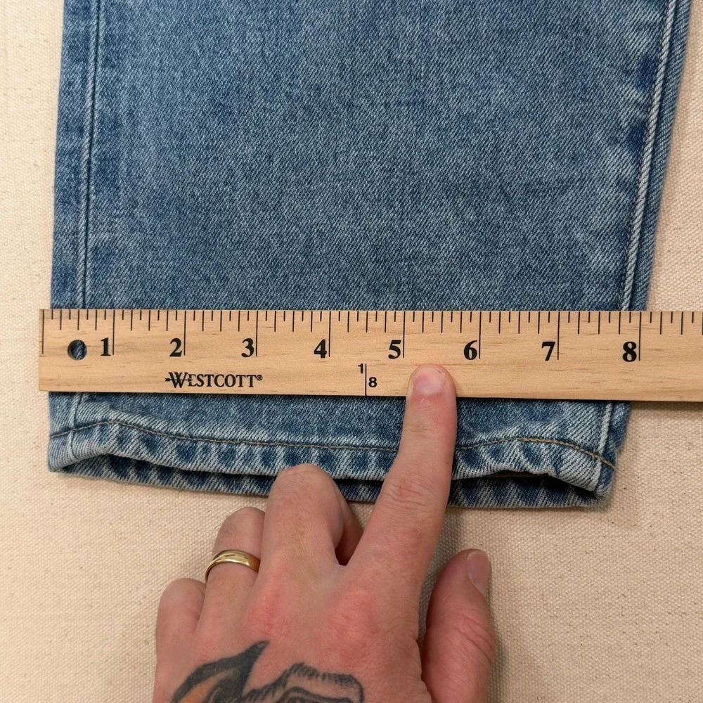 Levis Made in Japan Column Straight Leg Selvedge Jeans Light Wash 35x30